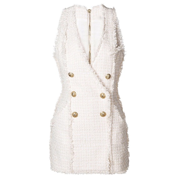 ❤️ The TRAICI Tweed Double Breasted Dress - Picture 6 of 8